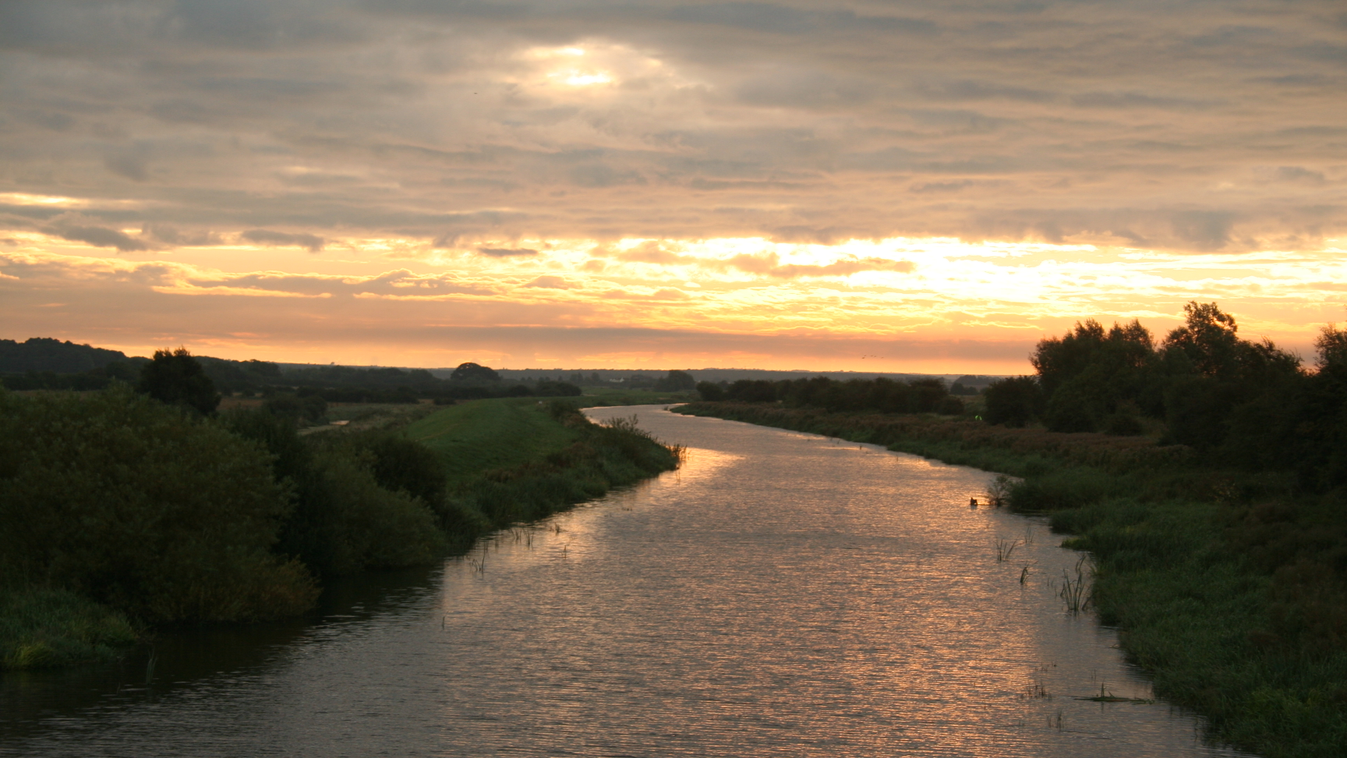 Witham folyó, Anglia, Lincolnshire 