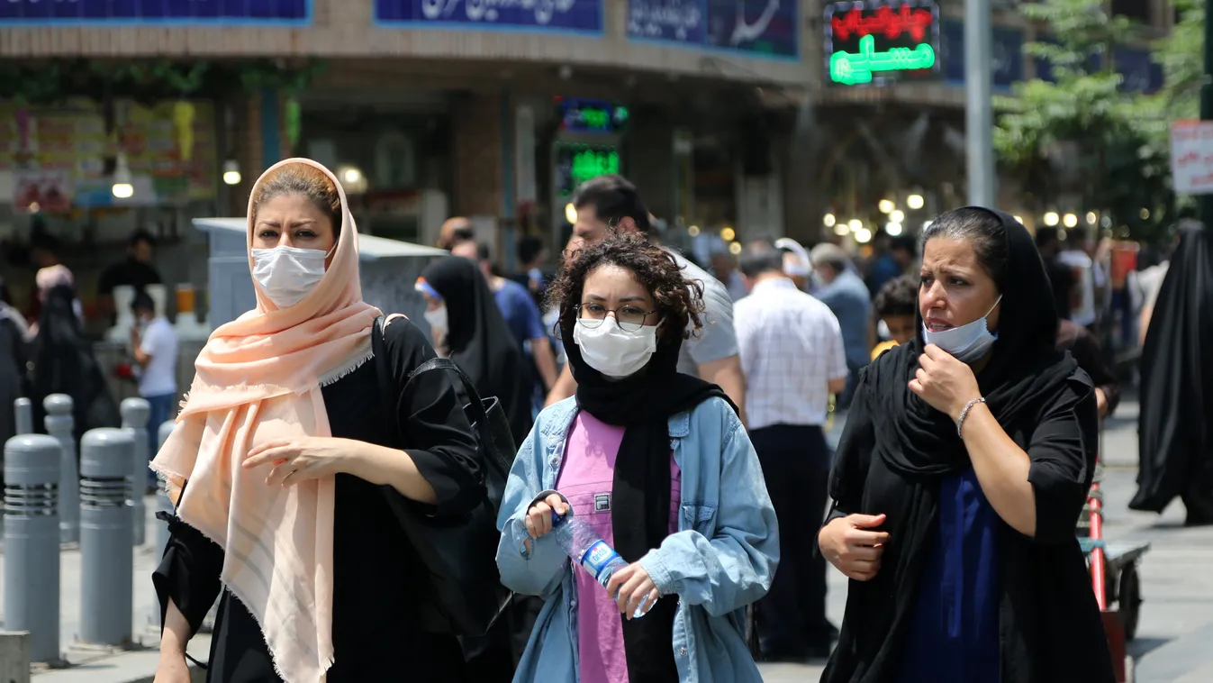 Irán, Teherán, koronavírus 