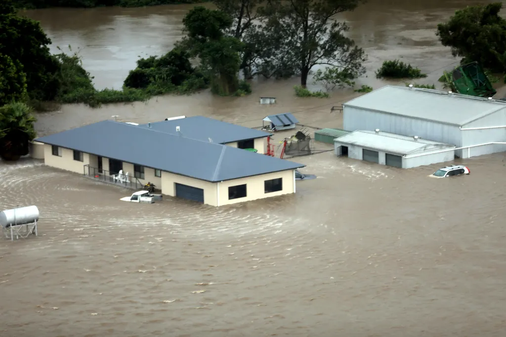 árvíz, Ausztrália, heves esőzések, galéria 