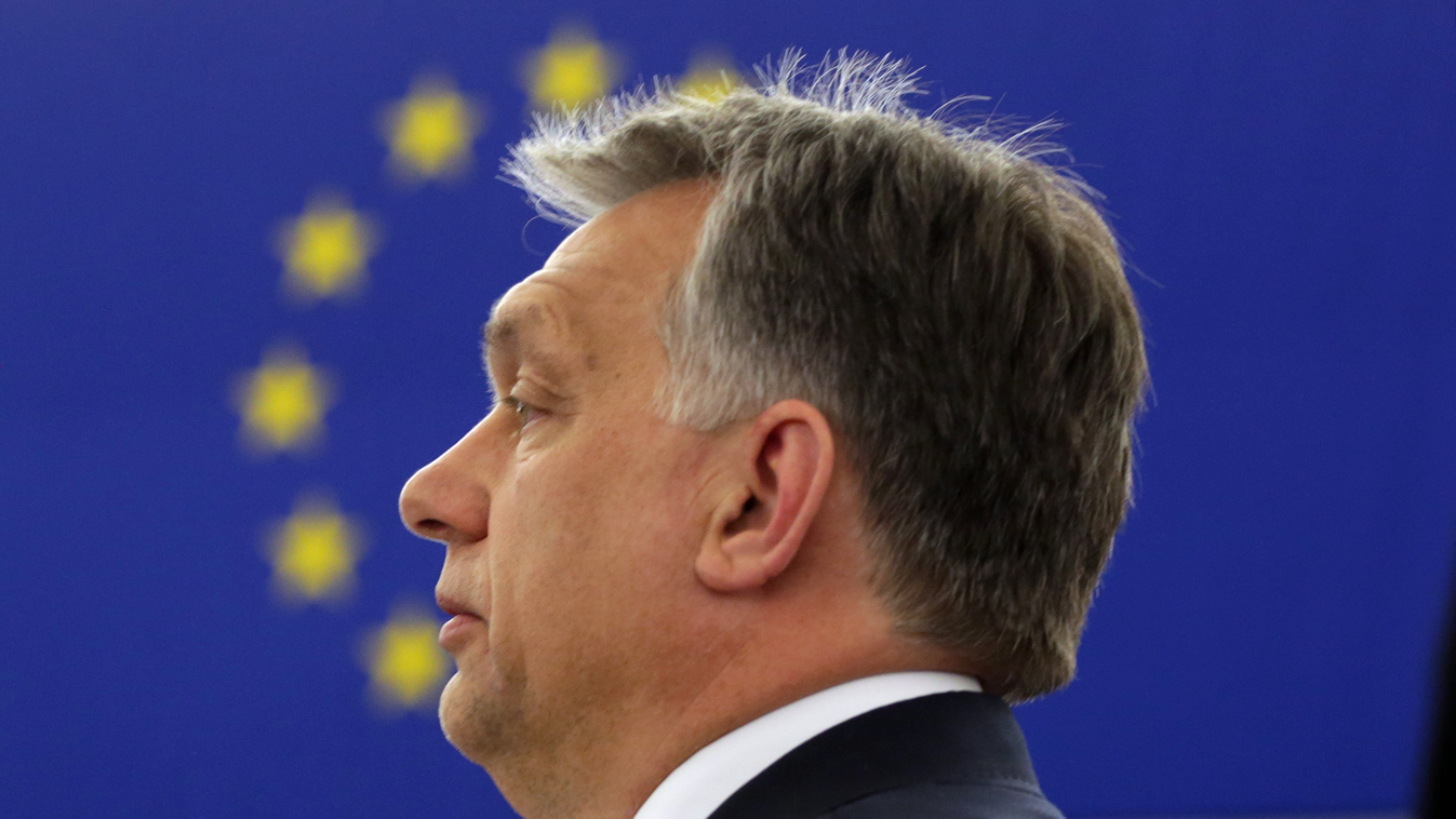 Orbán Viktor miniszterelnök beszél az Európa Parlamentben Strasszburgban 2015 május 19-én Orbán Viktor miniszterelnök beszél az Európa Parlamentben Strasszburgban 2015 május 19-én 