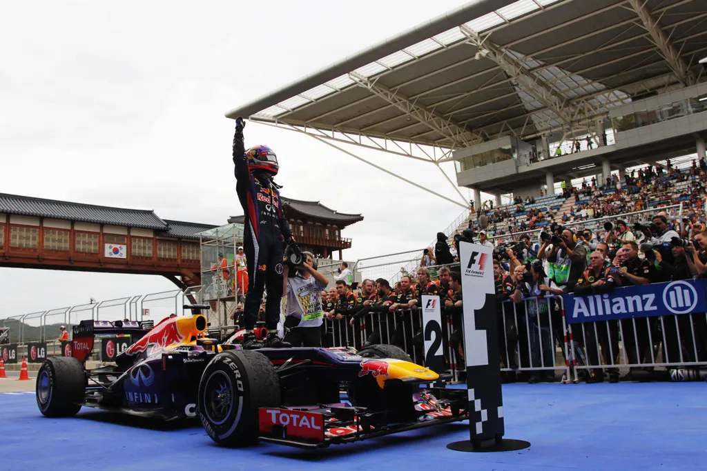 F1 Grand Prix of Korea - Race F1 Mokpo during the Korean Formula One Grand Prix at Korea International Circuit on October 6, 2013 in Yeongam-gun, South Korea. 