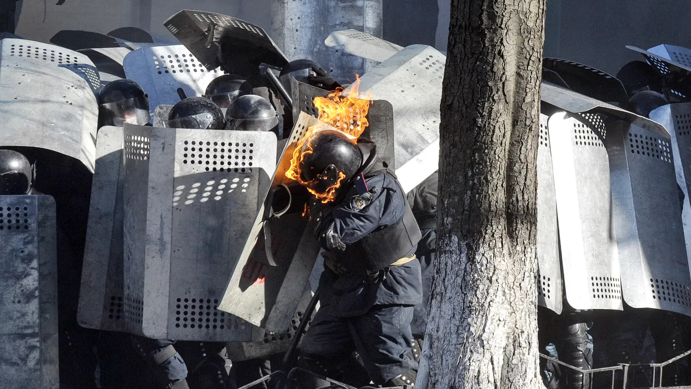 ukrajna kijev tüntetés 2014. február 18 