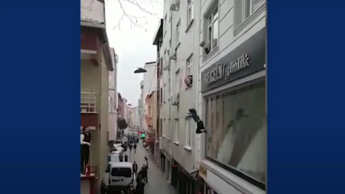 Isztambul, Törökország, tűz, lakástűz 