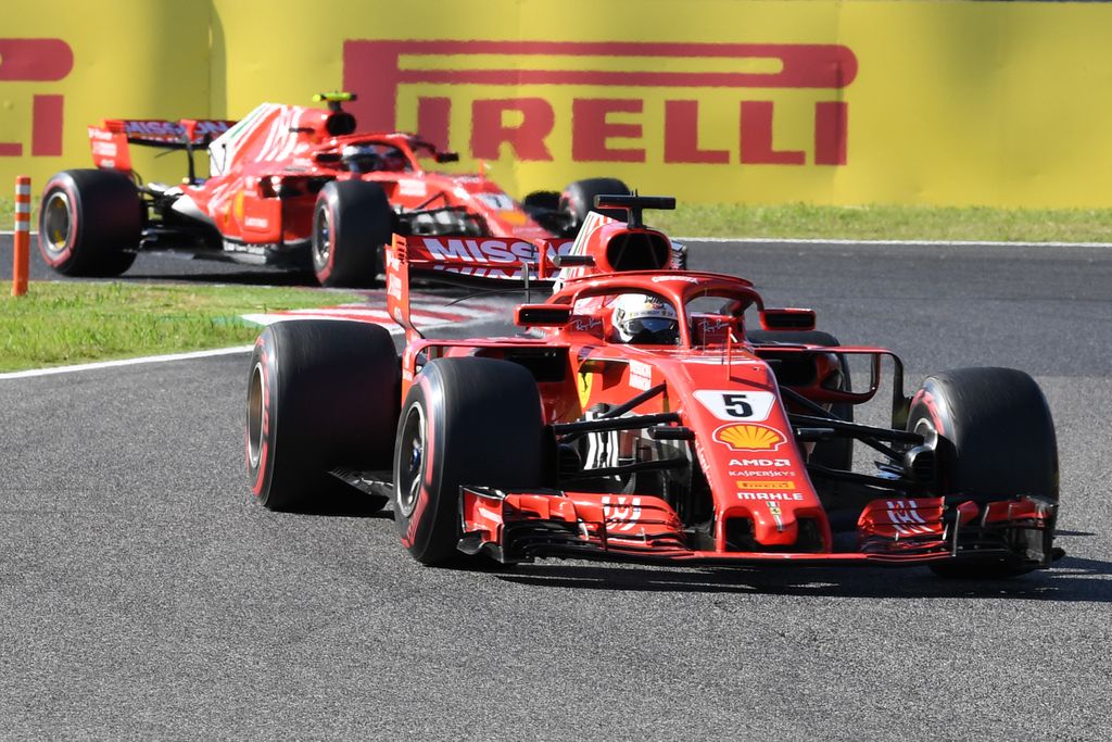 Forma-1, Japán Nagydíj, Sebastian Vettel, Kimi Räikkönen, Scuderia Ferrari 