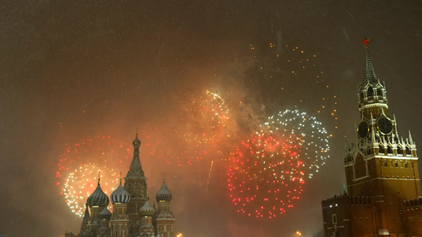orosz karácsony, szilveszter a moszkvai Vörös téren 