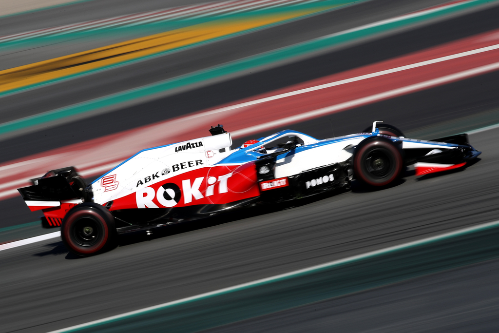 Forma-1, George Russell, Williams Racing, Barcelona teszt 2. nap 
