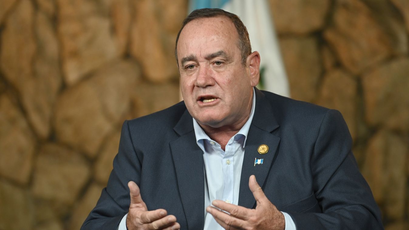 politics Horizontal President-elect Alejandro Giammattei speaks during a interview with AFP in Guatemala City on August 12, 2019. - The elected President of Guatemala, the conservative Alejandro Giammattei, said he will not seek confrontation with his US 