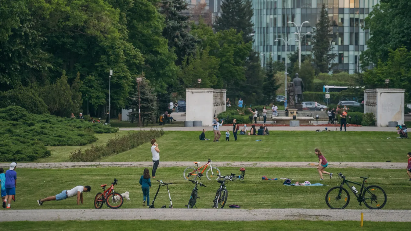 Bukarest park koronavírus 