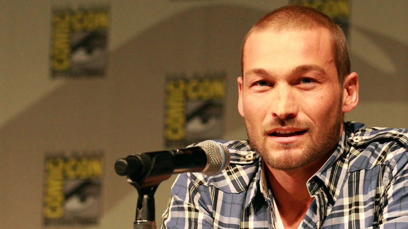 Andy Whitfield amerikai színész, ComiCon, 2010