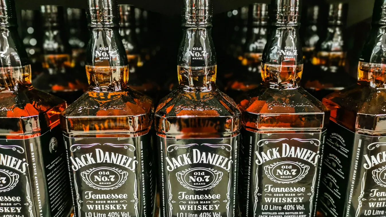 Jack Daniel's, illusztráció, whiskey, ital, márka 