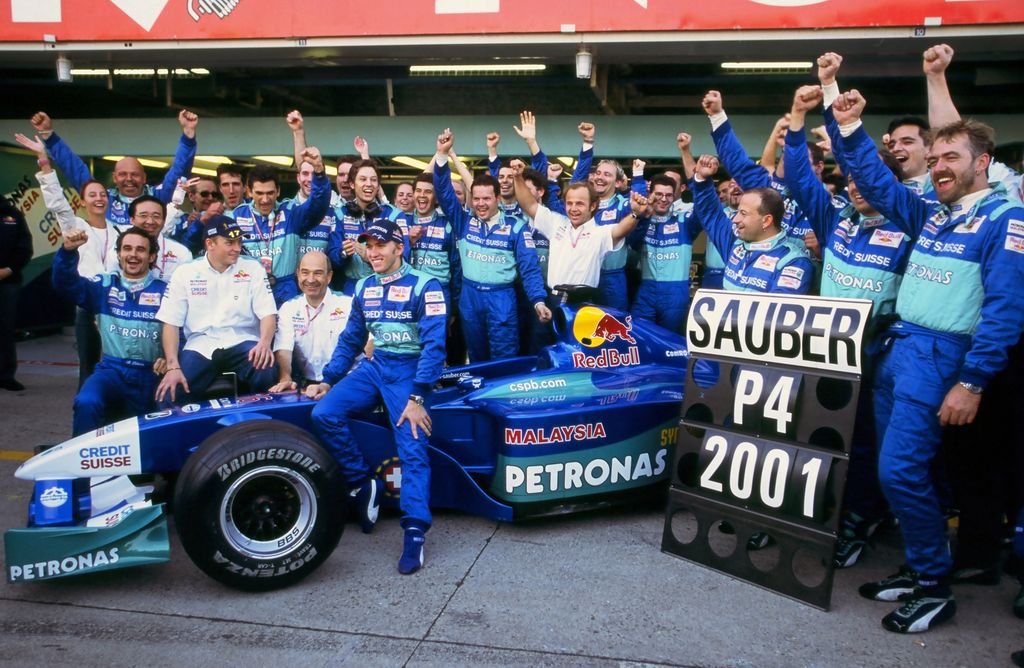 Forma-1, Kimi Räikkönen, Nick Heidfeld, Peter Sauber, Sauber Petronas 2001 