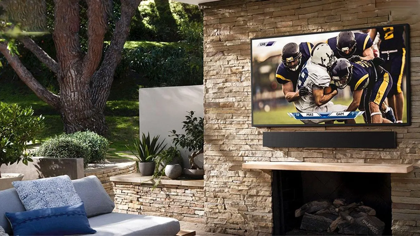 Samsung, The Terrace TV, terasz, tévé, teszt 