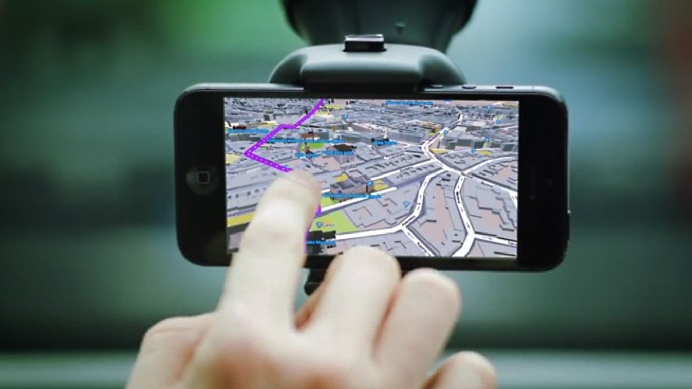 navigáció autó gps térkép mobil 