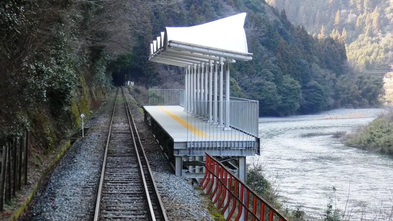 Vasúti megálló Japán 