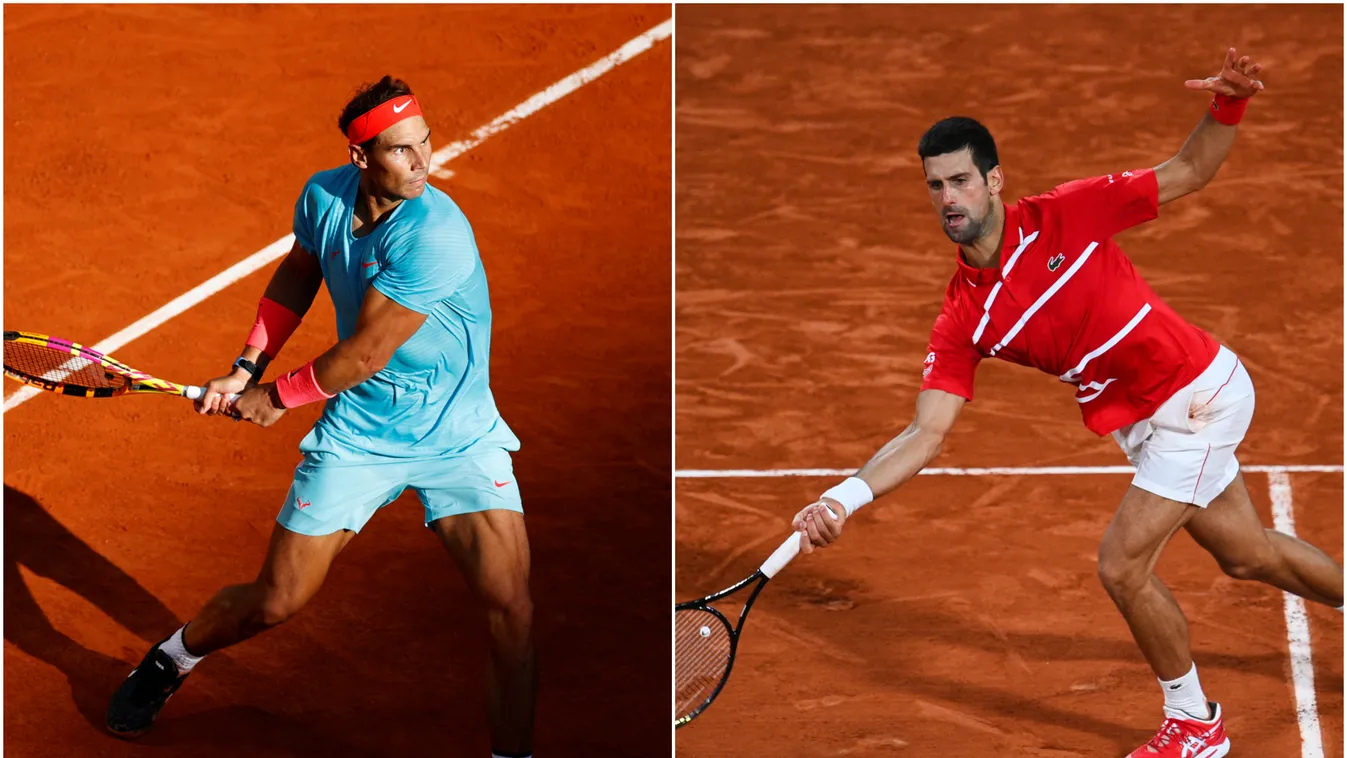 Rafael Nadal Novak Djokovic tenisz Roland Garros 