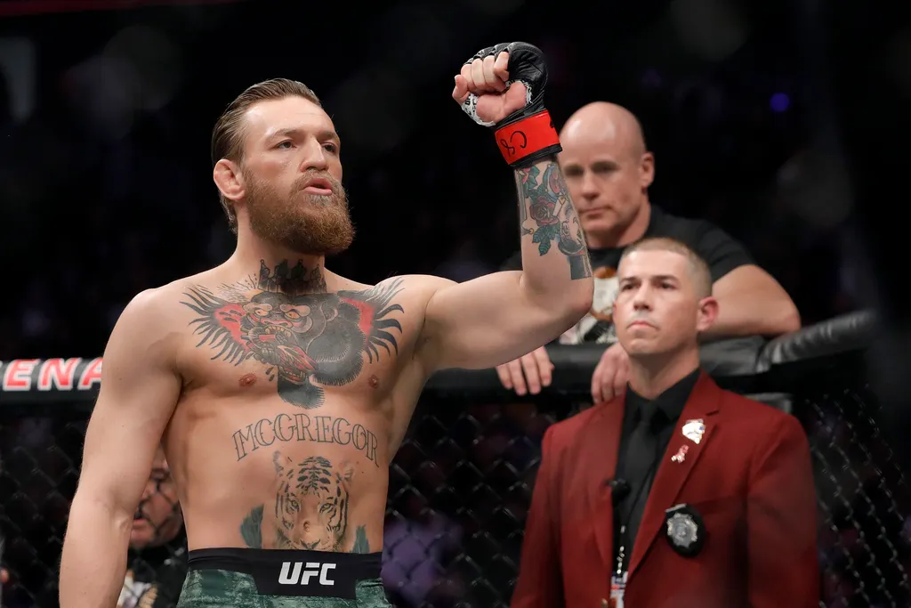 Conor McGregor v Donald Cerrone GettyImageRank2 SPORT MARTIAL ARTS 