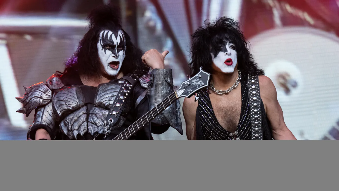 Kiss start their Germany tour 2023 Arts, Culture and Entertainment Stage Live Tour Rock 'n' Roll Horizontal SKIRT CONCERT MUSIC 