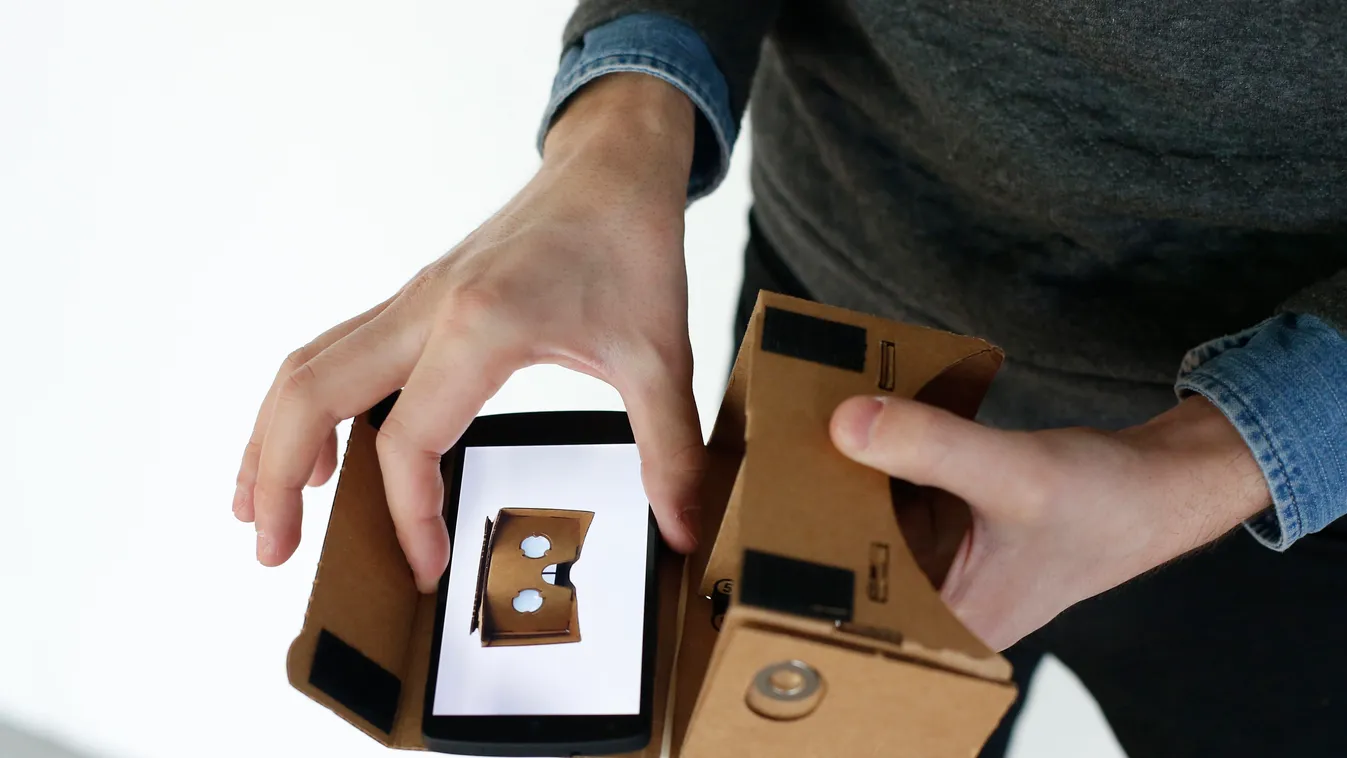 Google Cardboard virtuális sisak 