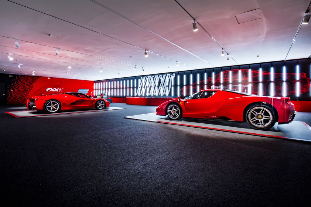 Ferrari Museum in Maranello - Hypercars | Enzo Ferrari, LaFerrari 