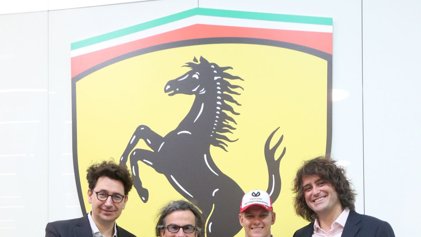 Forma-1, Mattia Binotto, Laurent Mekies, Mick Schumacher, Marco Matassa, Ferrari Driver Academy 