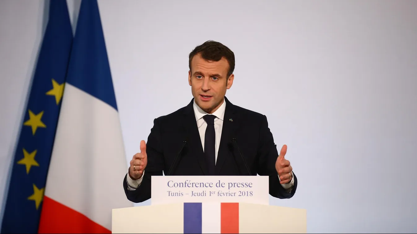 Emmanuel Macron, francia elnök 