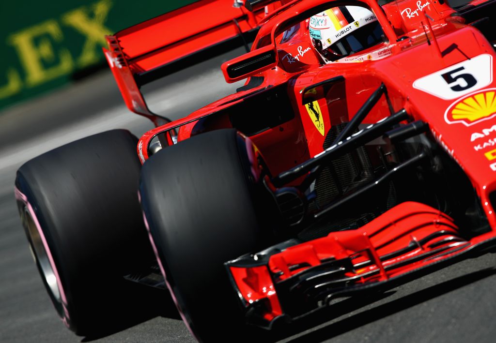 A Forma-1-es Kanadai Nagydíj szombati napja, Sebastian Vettel, Ferrari 