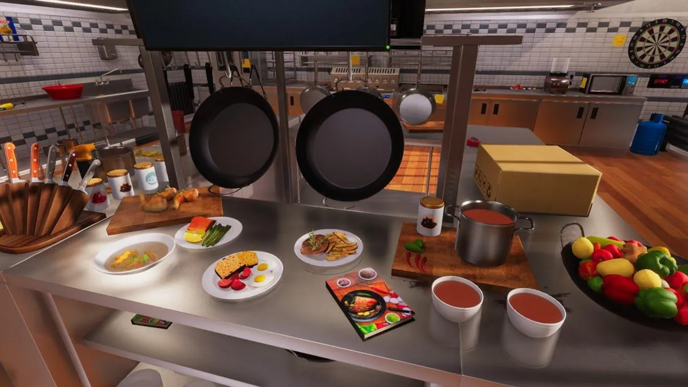 Cooking Simulator, főzés, szakács, játék, szimulátor, Steam 