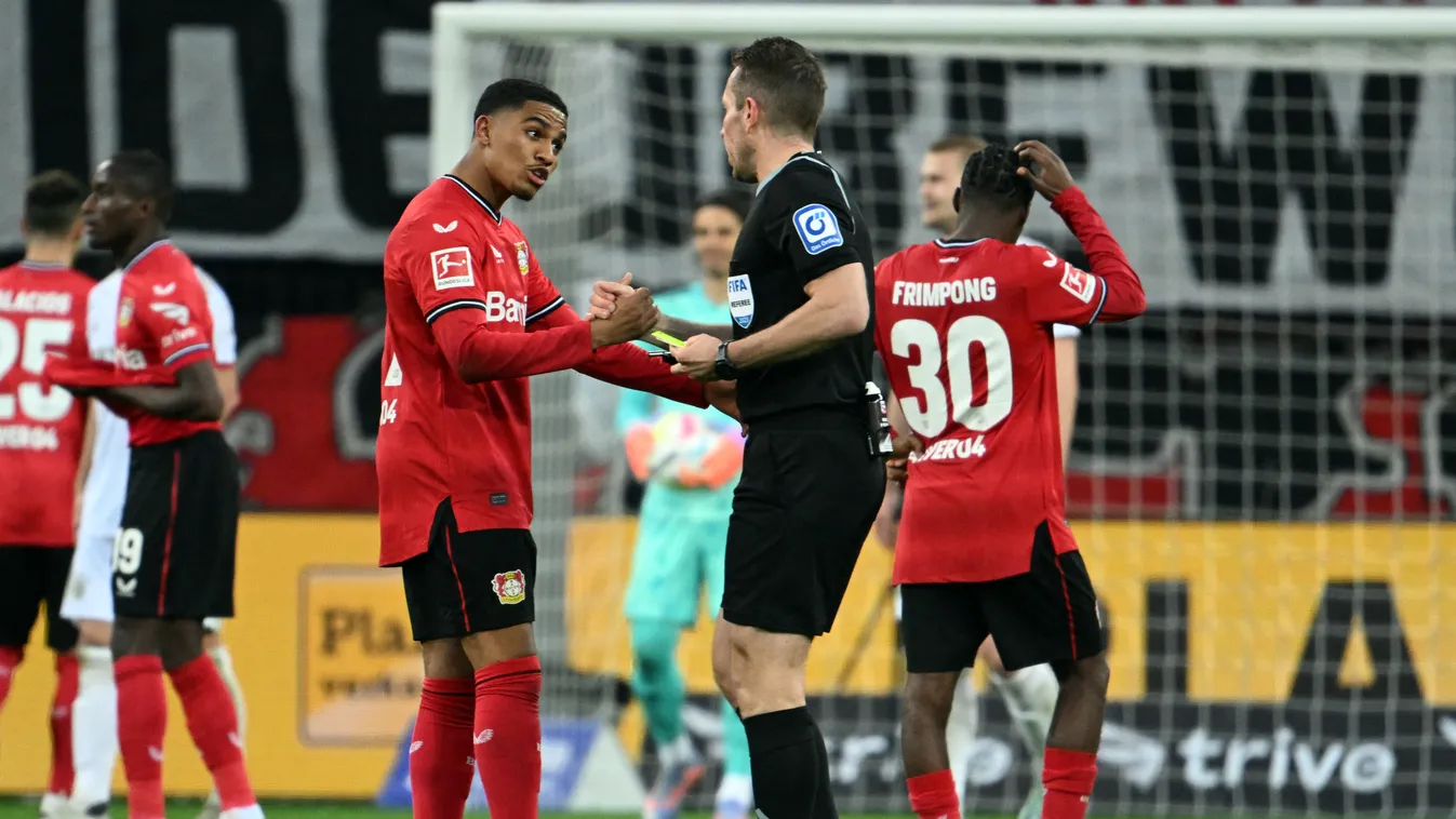 Bayer Leverkusen - Bayern Munich Sports Bundesliga Tobias Stieler Amine Adli soccer Horizontal 