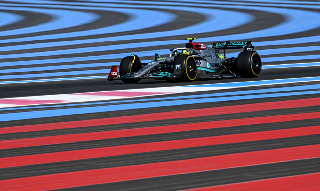 Forma-1, Lewis Hamilton, Mercedes, Francia Nagydíj 2022, péntek 