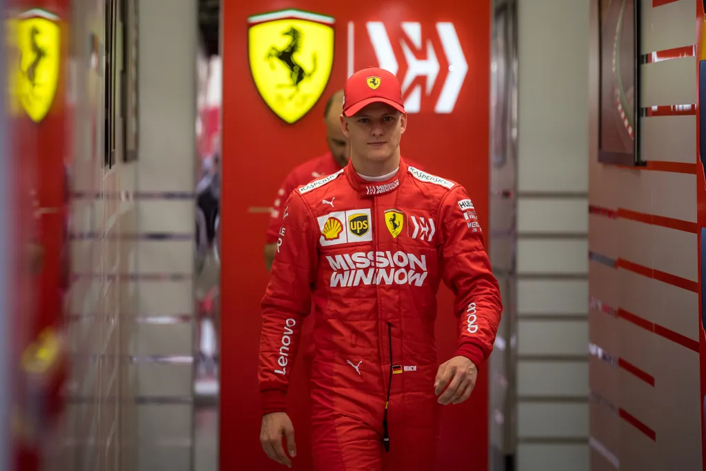 Forma-1, Bahrein, teszt, Mick Schumacher, Scuderia Ferrari 