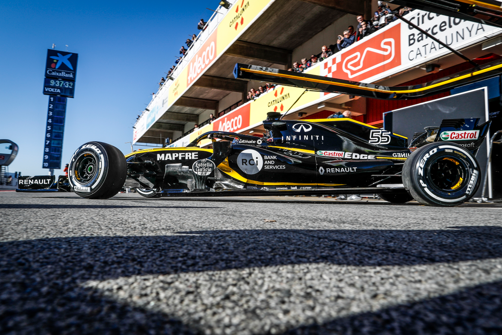 A Forma-1 előszezoni tesztje Barcelonában - 6. nap, Carlos Sainz, Renault Sport Racing 