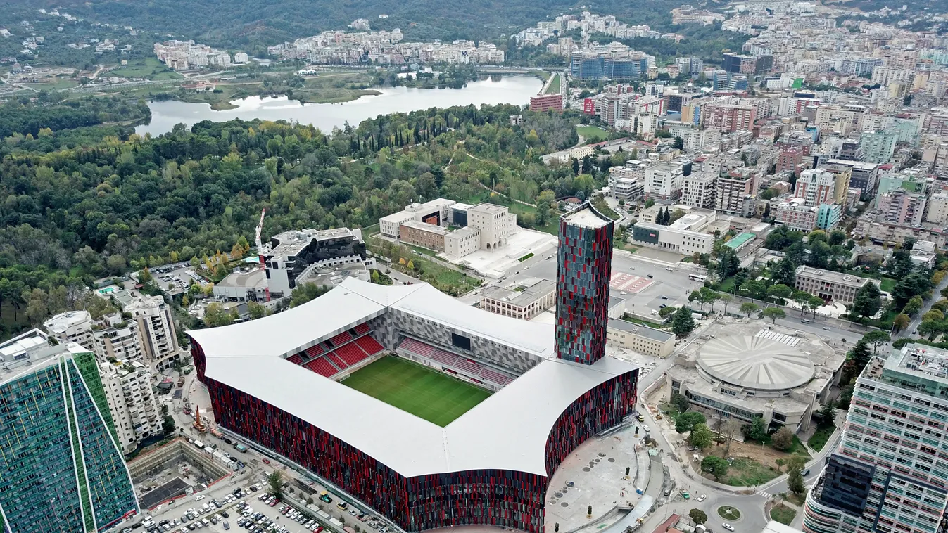 Horizontal GENERAL VIEW FOOTBALL ILLUSTRATION STADIUM AERIAL VIEW 