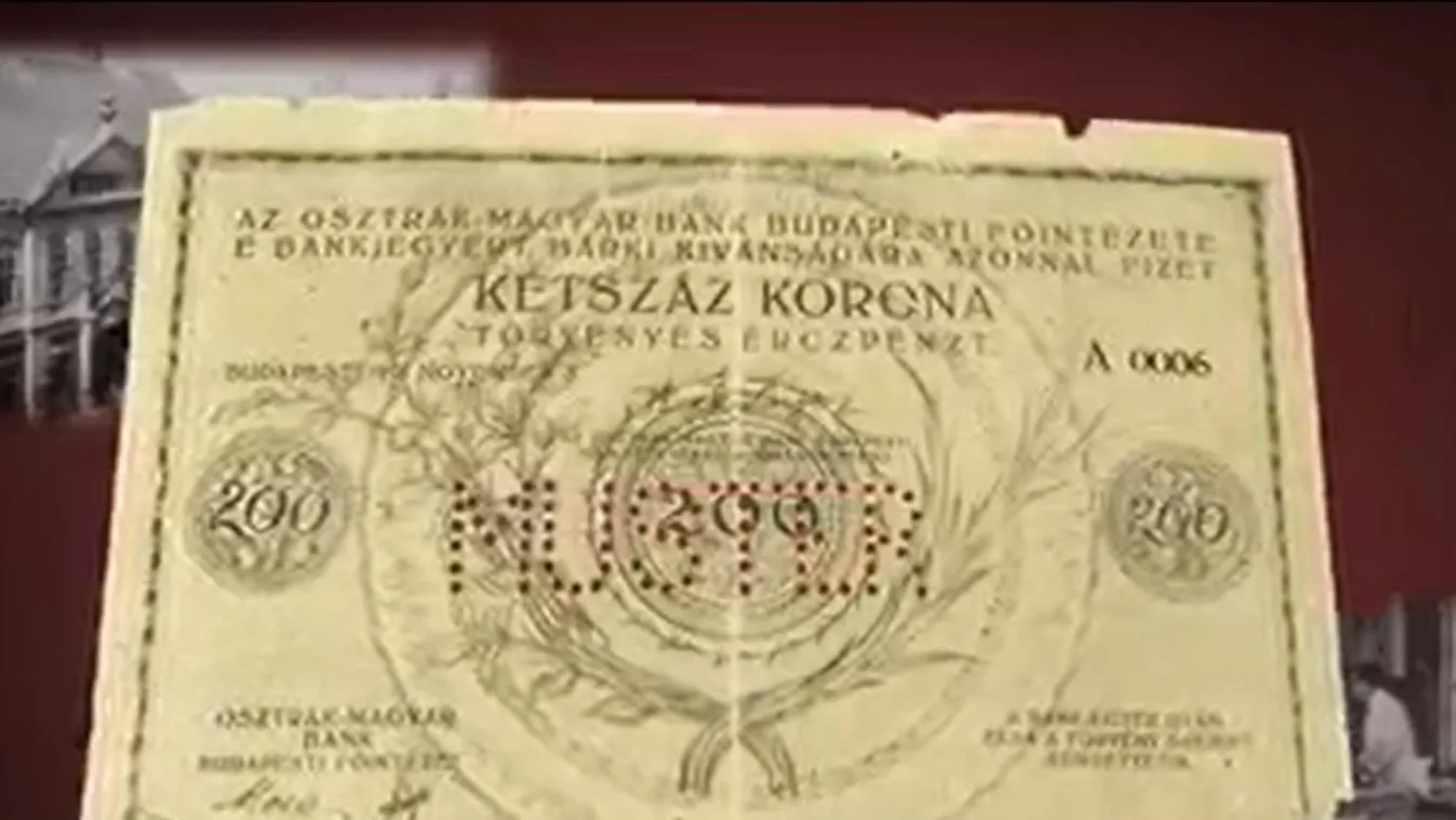 kétszáz koronás bankjegy, videóval használható: Ötvenegyedik epizód – A „szörnyszülött” bankjegy 