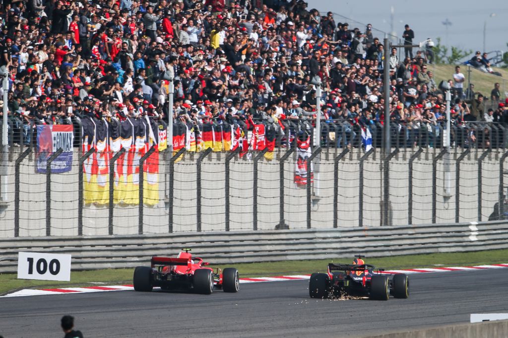 A Forma-1-es Kínai Nagydíj, Kimi Räikkönen, Ferrari, Daniel Ricciardo, Red Bull 