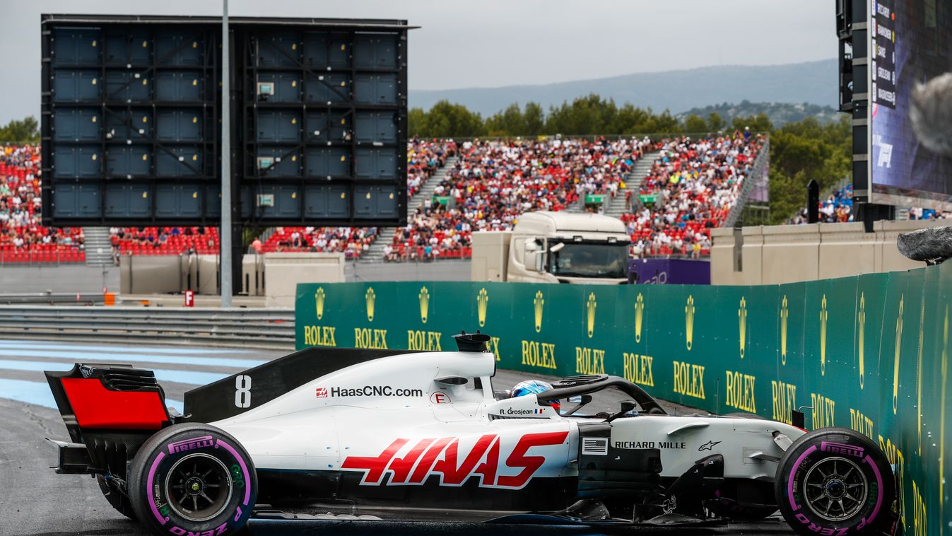 A Forma-1-es Francia Nagydíj szombati napja, Romain Grosjean, Haas F1 Team 