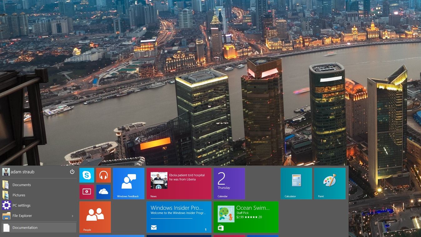 Windows 10 desktop 