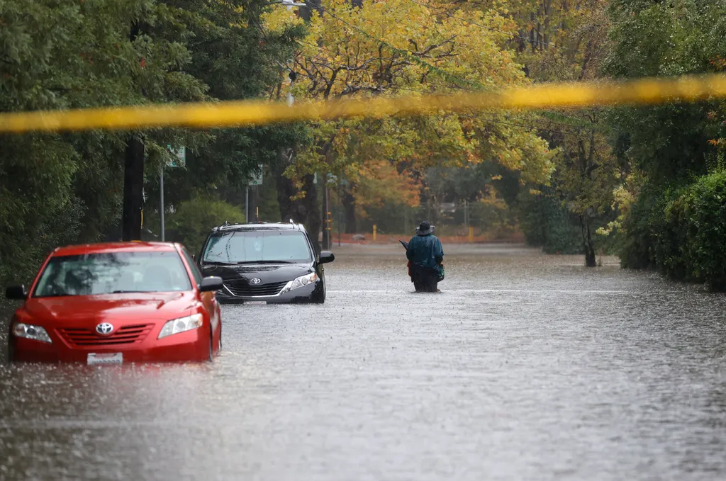 "Bomb Cyclone", Kalifornia, USA, vihar, ciklon 