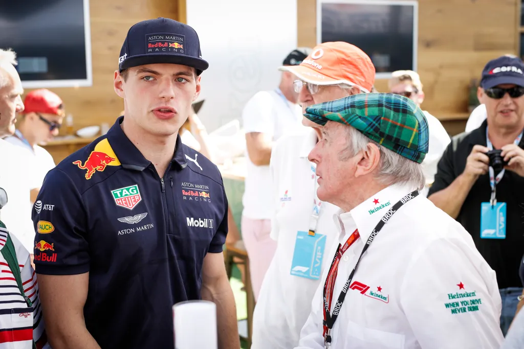 A Forma-1-es Brit Nagydíj, Max Verstappen, Jackie Stewart 