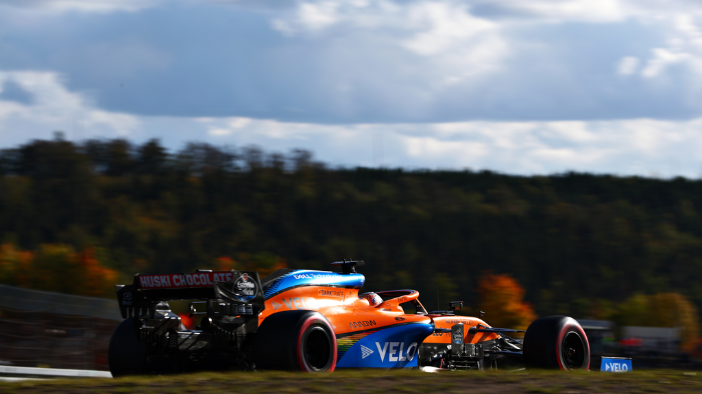 Forma-1, Carlos Sainz, McLaren, Eifel Nagydíj 2020, szombat 
