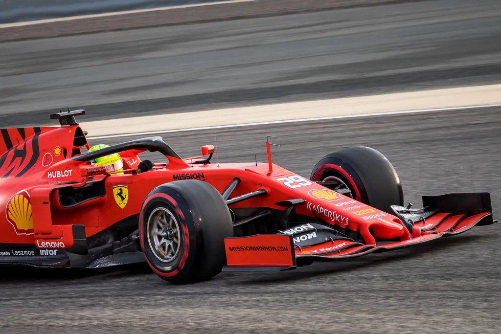 Forma-1, teszt, Bahrein, Mick Schumacher, Scuderia Ferrari 