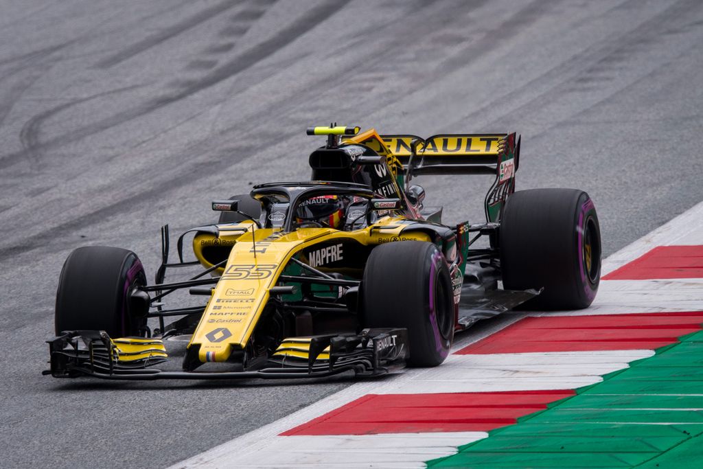 A Forma-1-es Osztrák Nagydíj szombati napja, Carlos Sainz, Renault 
