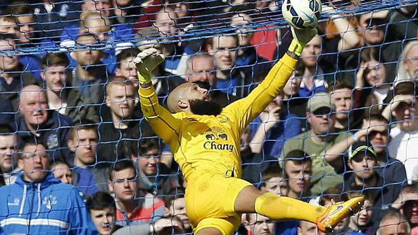 tim howard nagy védése az everton-southampton meccsen 