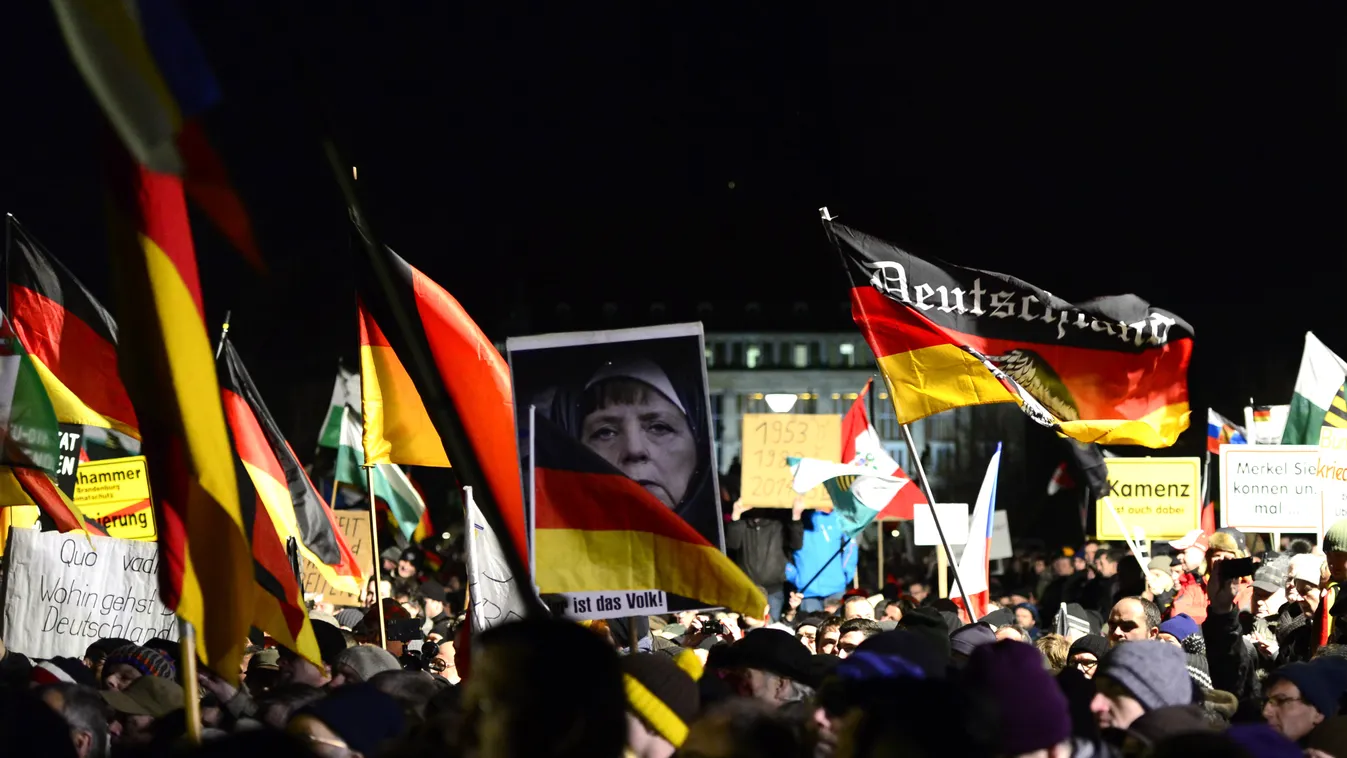 Pegida németország tüntetés 