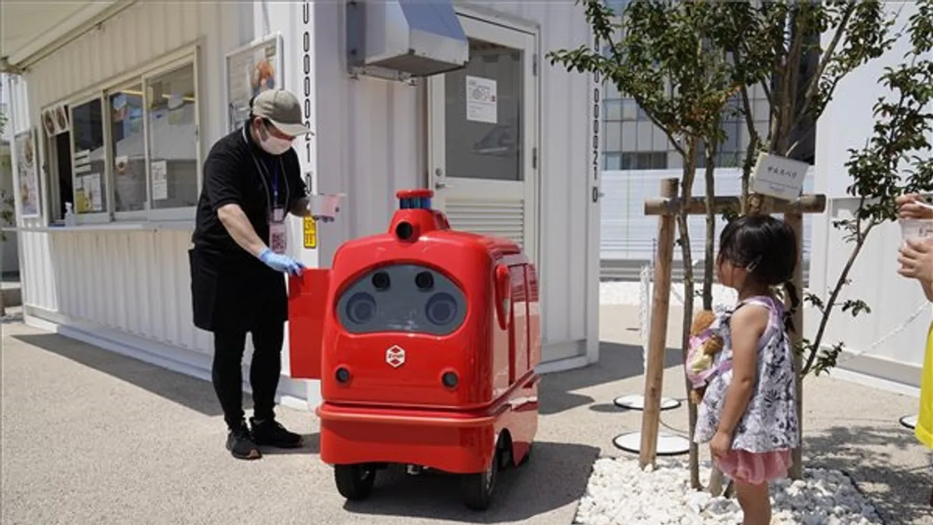 ételszállító robot Tokio 