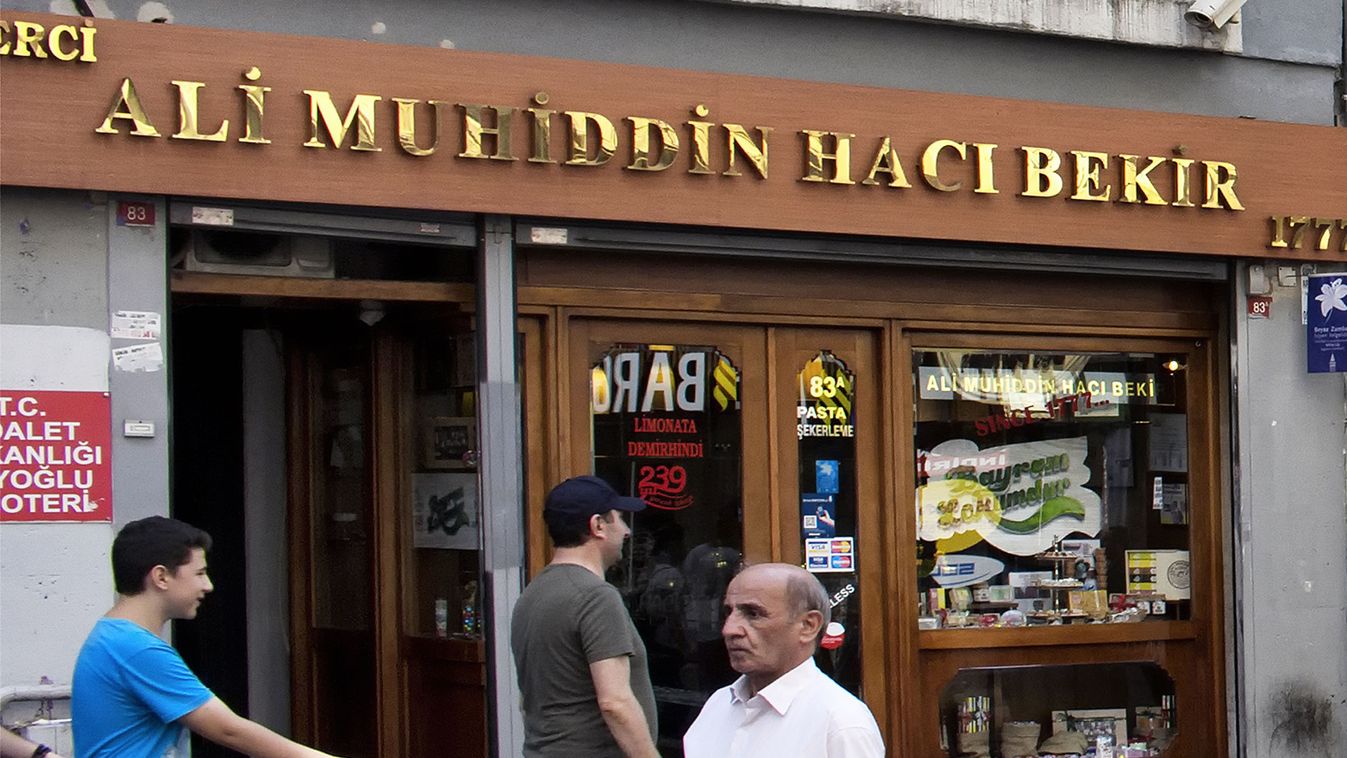 Haci Bekir édességbolt Isztambul Istanbul Törökország 