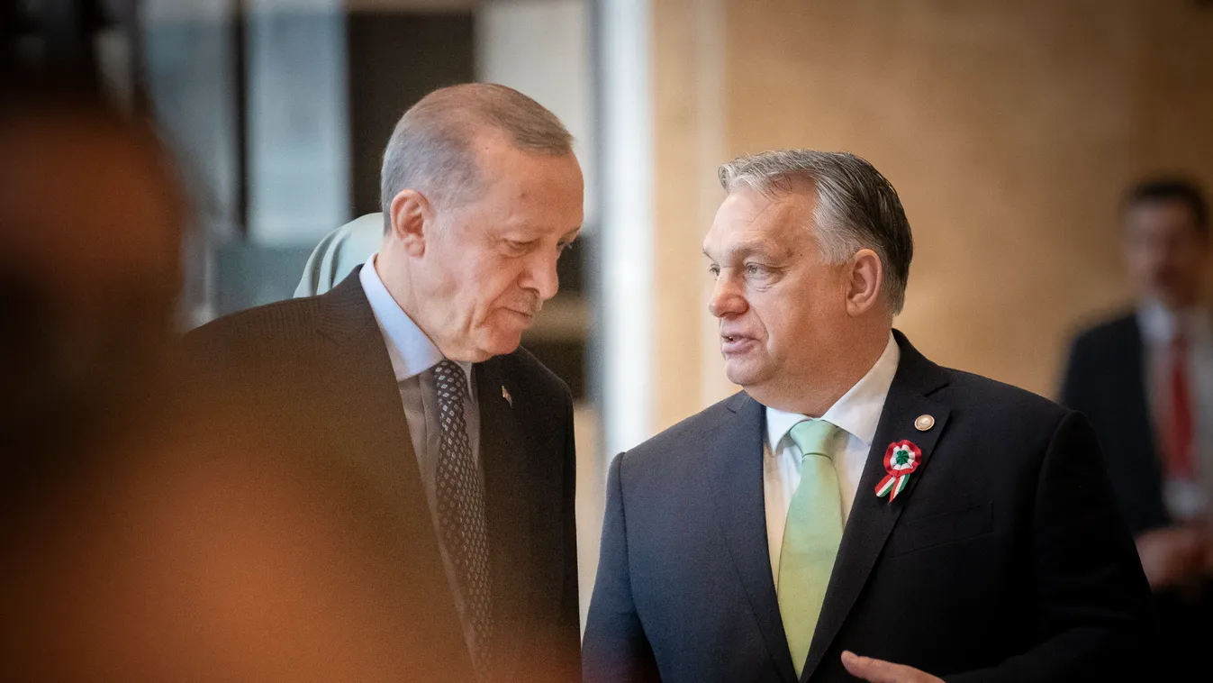 Orbán Viktor a Türk Államok Szervezetének csúcstalálkozóján Anka, Orbán Viktor, Erdogan, 