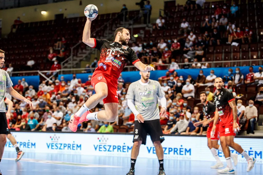 veszprémi férfi kézilabda bajnoki mérkőzés Dean Manaskov Telekom Veszprém 