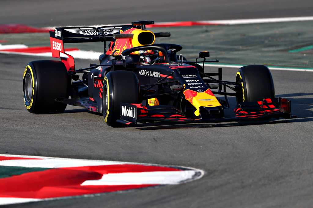 Forma-1, teszt, Barcelona, Max Verstappen, Red Bull Racing 