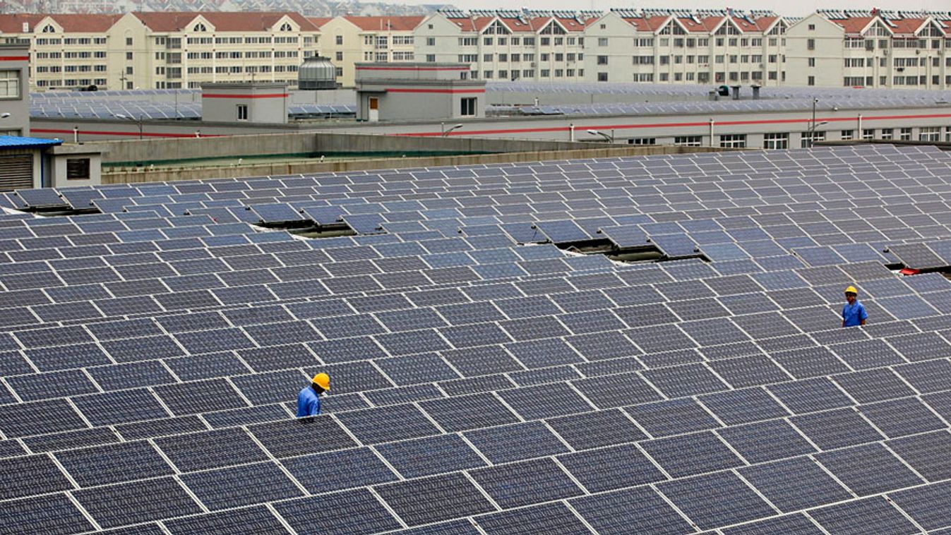 zöldenergiás befektetések a fejlődő országokban, Háztetőkre telepített naperőmű Dzsimóban, Santung tartományban, Kínába