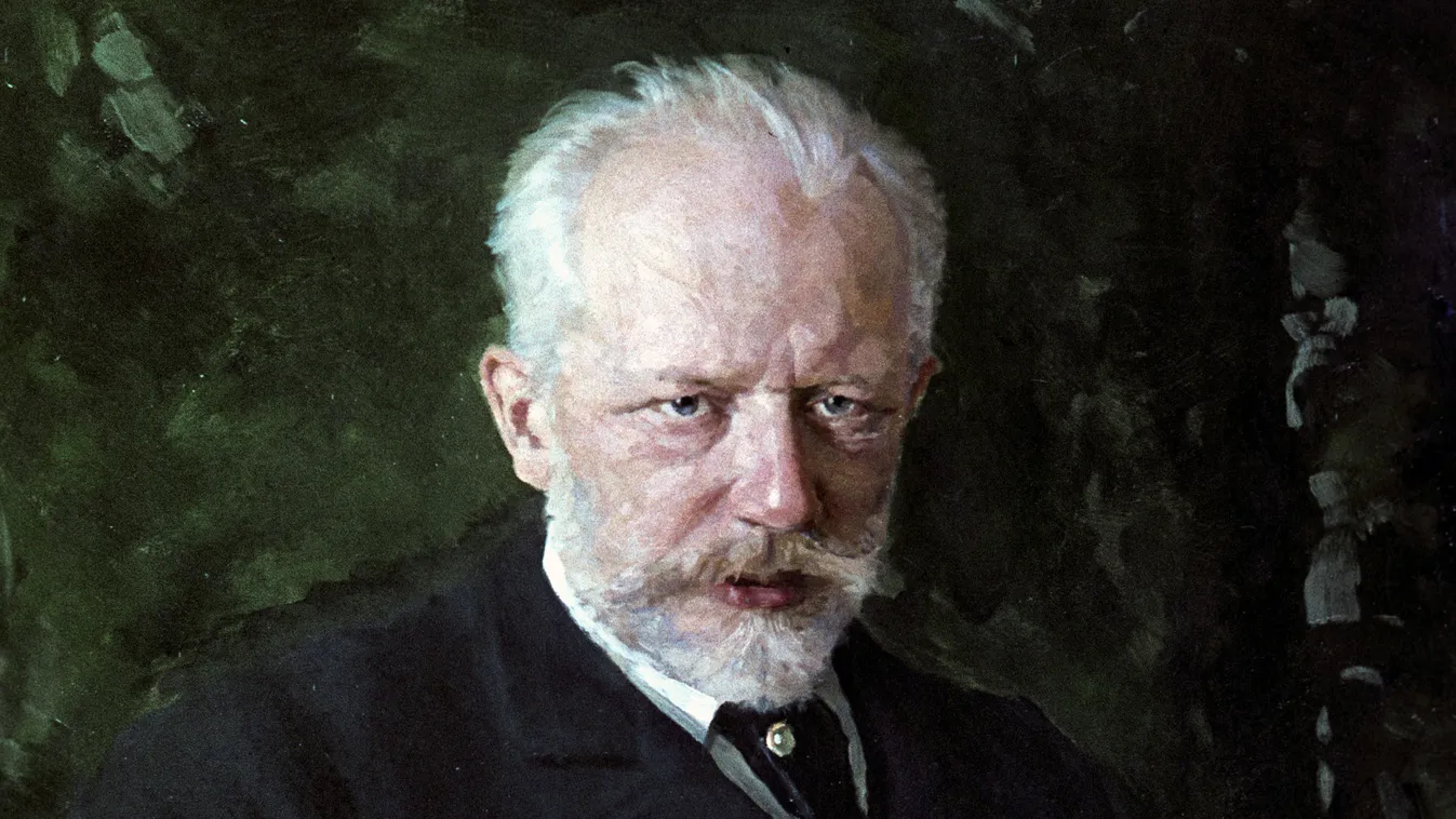 Pjotr Iljics Csajkovszkij, portré, festmény 